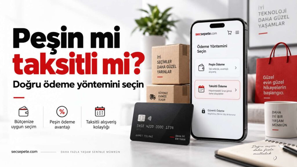 Peşin mi taksitli mi? Doğru ödeme yöntemini seçin