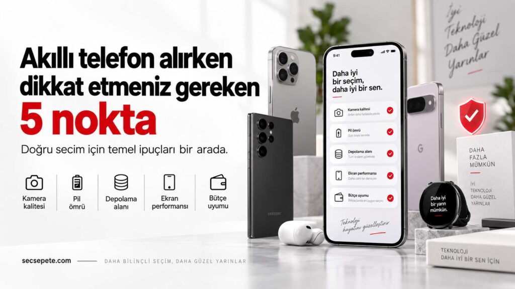 Akıllı telefon alırken dikkat etmeniz gereken 5 nokta