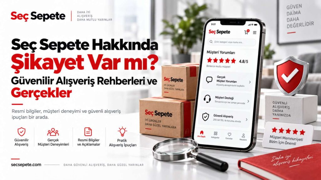 Seç Sepete Hakkında Şikayet Var mı? Güvenilir Alışveriş Rehberleri ve Gerçekler