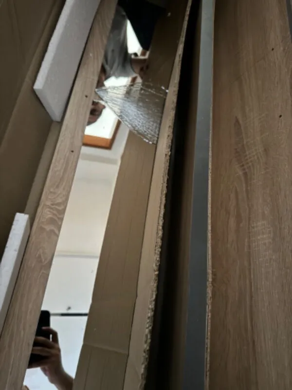 Metalia Gm 088 6 Kapılı Aynalı Sonomo – Antrasit Gri Siyah Kulplu Gardırop