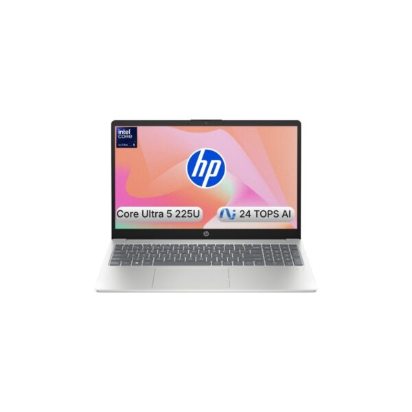 HP AI 15 Intel® Core™ Ultra 5 225U 16GB 512GB SSD Freedos 15.6″ Taşınabilir Bilgisayar D51E0EA