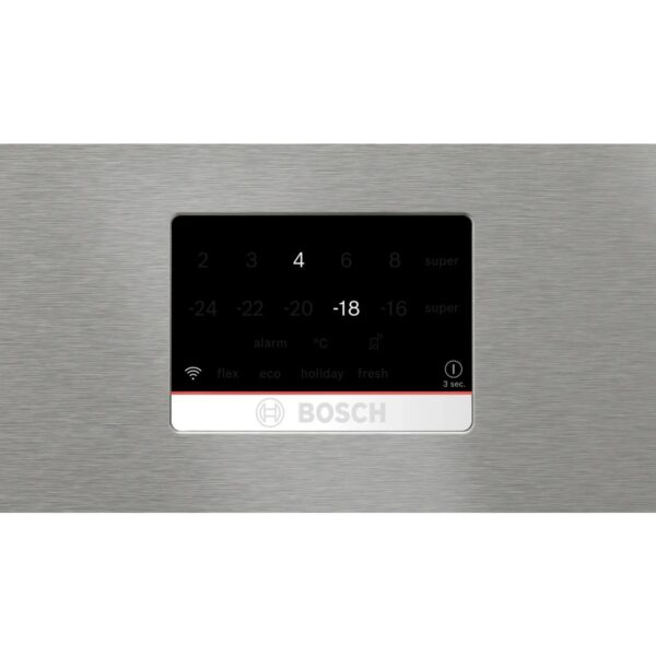 Bosch KGP76AIC0N Serie 8 186 x 75 cm Kolay Temizlenebilir Inox Alttan Donduruculu Buzdolabı