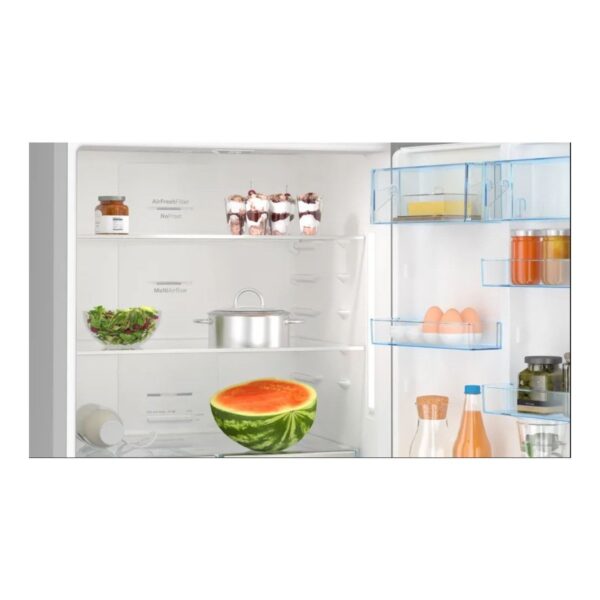 Bosch KGN76CIE0N Serie 6 186 x 75 cm Kolay Temizlenebilir Inox Alttan Donduruculu Buzdolabı