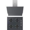 Kumtel Plus 2’li Antrasit(Gri) Ankastre Set (Ocak-Davlumbaz)