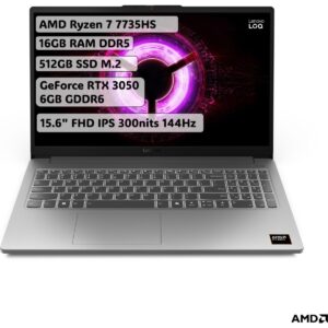 Lenovo LOQ Essential AMD Ryzen 7 7735HS 16GB 512GB SSD RTX3050 Freedos 15.6" FHD 144Hz Taşınabilir Bilgisayar 83S00033TR