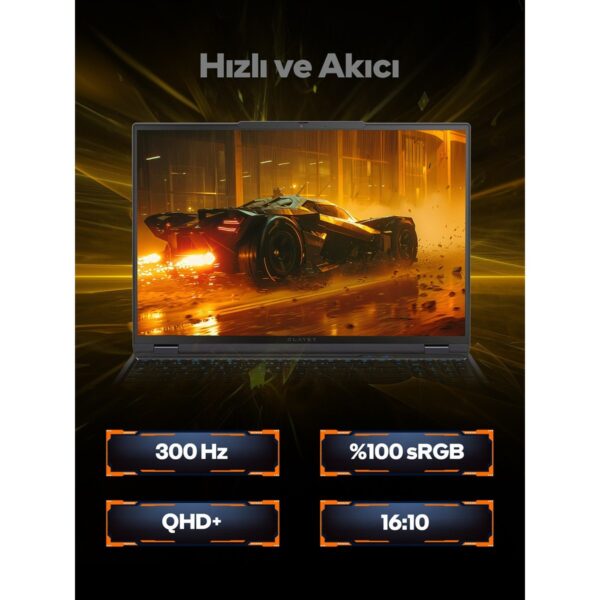 Game Garaj Slayer R9T-5060 C7 AMD Ryzen 9 8945HX 16GB 1TB SSD RTX5060 Freedos 16″ Taşınabilir Bilgisayar