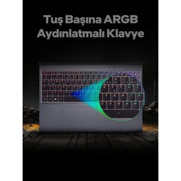Game Garaj Slayer R9T-5060 C7 AMD Ryzen 9 8945HX 16GB 1TB SSD RTX5060 Freedos 16″ Taşınabilir Bilgisayar