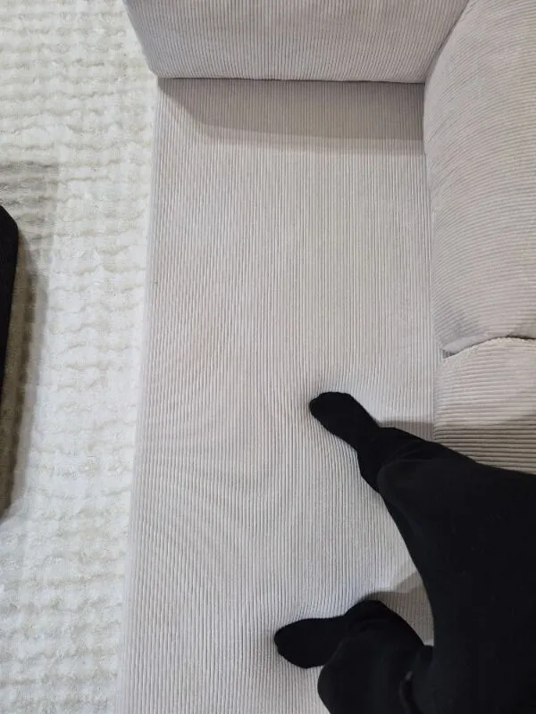 MONAMI Dechome 300X200 Teddy Serisi Köşe Açık Uzanma Modüler Koltuk | Yıkanabilir Corduroy Kumaş | Çok Fonksiyonlu Yer Yatağıyeny Fitilli Kadife | Köşe Koltuk | 160X160 Köşe Takımı | Modüler Köşe Takımı