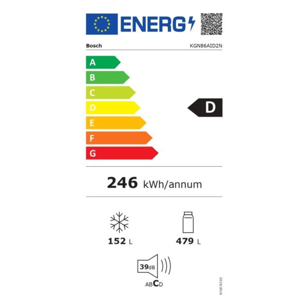 Bosch KGN86AID2N Serie 6 Alttan Donduruculu Buzdolabı 186 x 86 cm Kolay temizlenebilir Inox