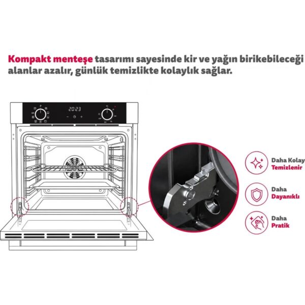 0+3 Fonksiyon Trend Mekanik Beyaz Power Turbo 2’li Ankastre Set ( Fırın + Ocak)