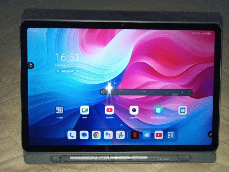 Lenovo Idea Tab 8GB 128GB 11″ 2.5K Sim Kartlı 5G Tablet+Kalem+Kılıf ZAFM0109TR