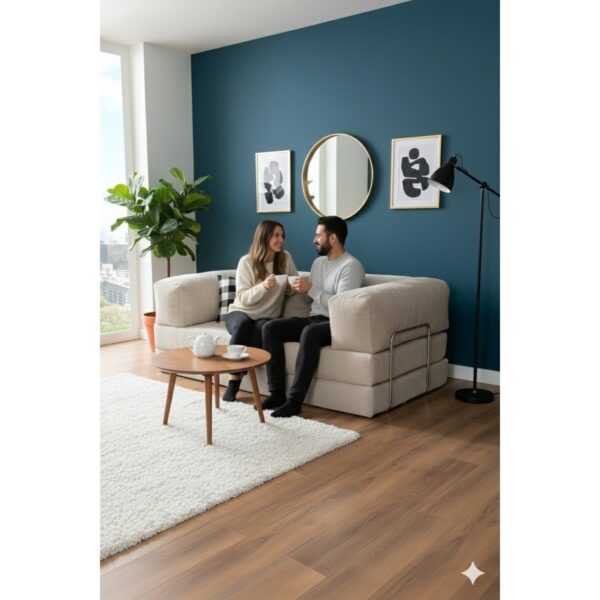 MONAMI Dechome 180 x 90 Midinest Kanepe | Yatakli Koltuğu | Fitilli Kadife Yıkanır | Orginal Sünger|modern Kanepe