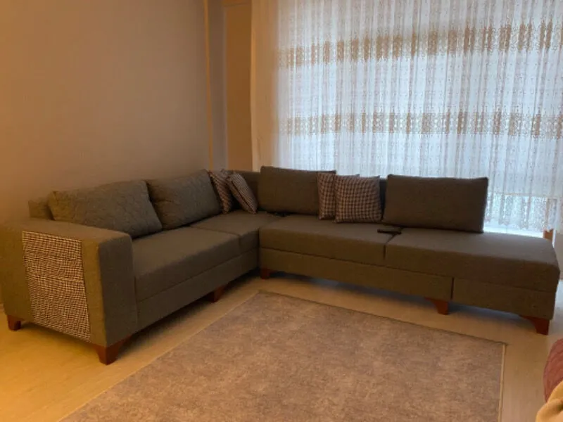 Loft Köşe Koltuk Takımı Gri Sağ Köşe