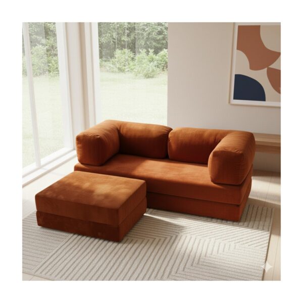MONAMI Dechome Yeny Fitilli Kadife | Köşe Koltuk | 200X200 Köşe Takımı | Modüler Köşe Takımı | Yataklı L Koltuk | Fitilli Kadife | Kılıflar Yıkanabilir