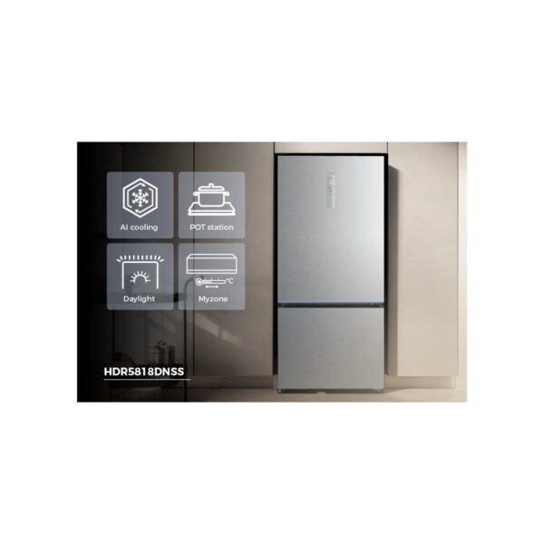 Haier HDR5818DNSS D Enerji Sınıfı 640 Lt Kombi Tipi No Frost Buzdolabı