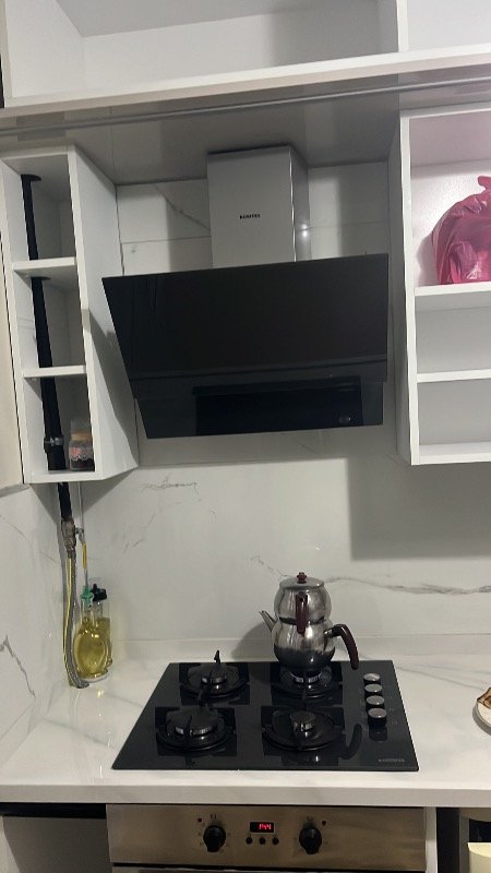 Kumtel Plus 2’li Antrasit(Gri) Ankastre Set (Ocak-Davlumbaz)